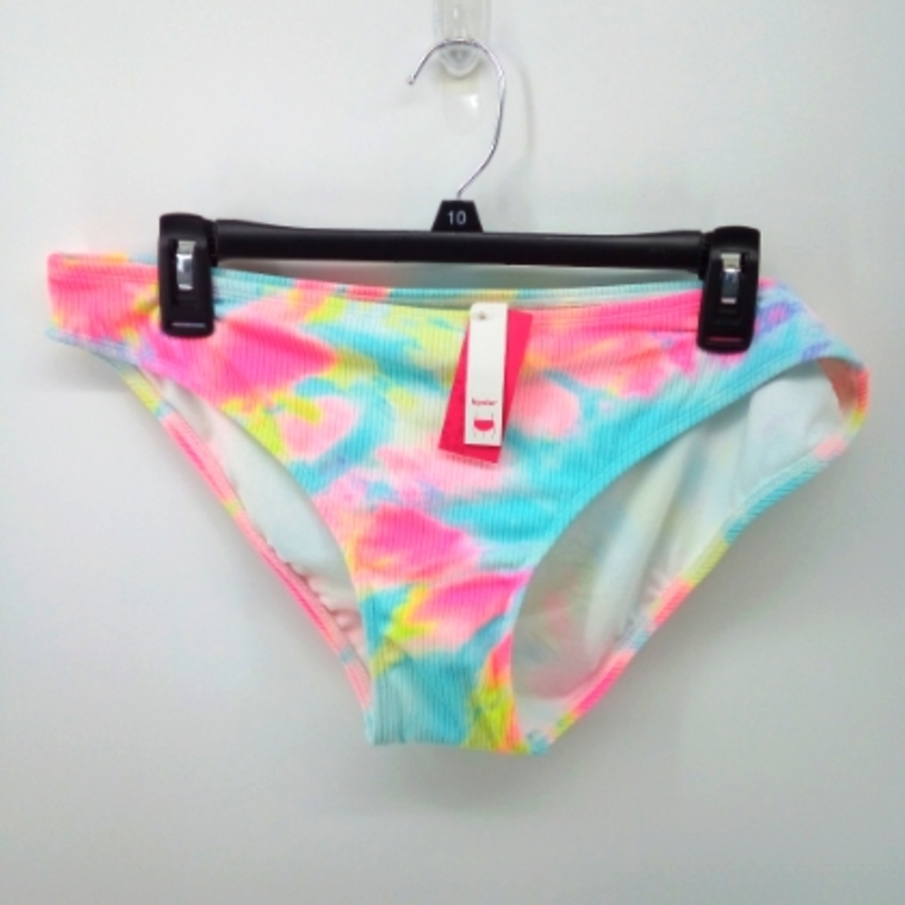 NWT Xhilaration Tie Dye Bikini Bottoms Hipster Beach Pool Hygiene Liner XL